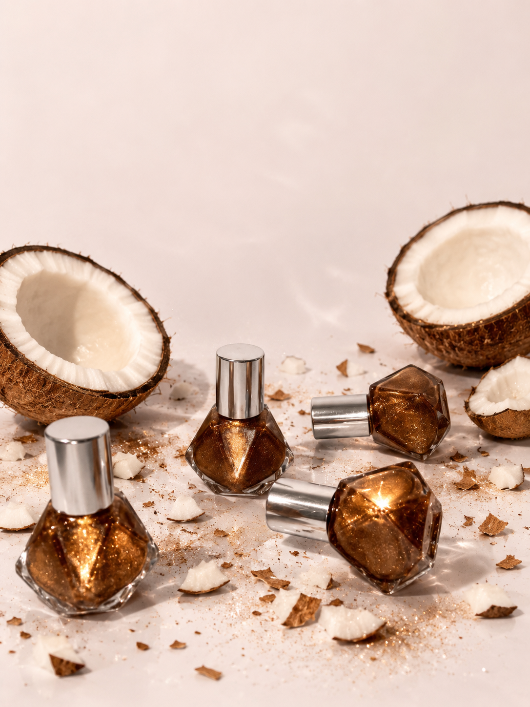 Bronze body shimmer